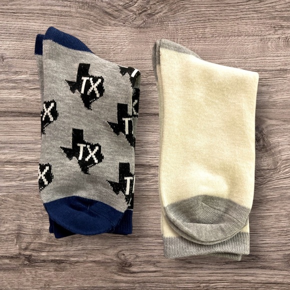 NWT Cute Pair of Ladies Texas Socks- Great Stocking Stuffers! Fits Size 5-10 - Picture 2 of 2